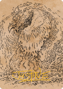 Nemesis Phoenix Art Card (Gold-Stamped Signature) [Commander Legends: Battle for Baldur's Gate Art Series] | Spectrum Games