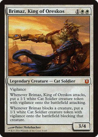 Brimaz, King of Oreskos [Born of the Gods] | Spectrum Games