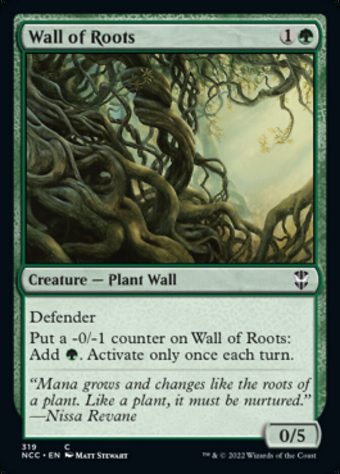 Wall of Roots [Streets of New Capenna Commander] | Spectrum Games