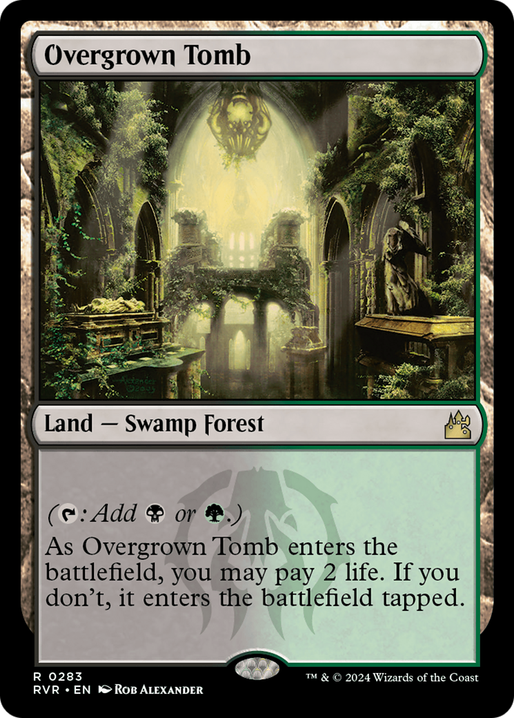 Overgrown Tomb [Ravnica Remastered] | Spectrum Games