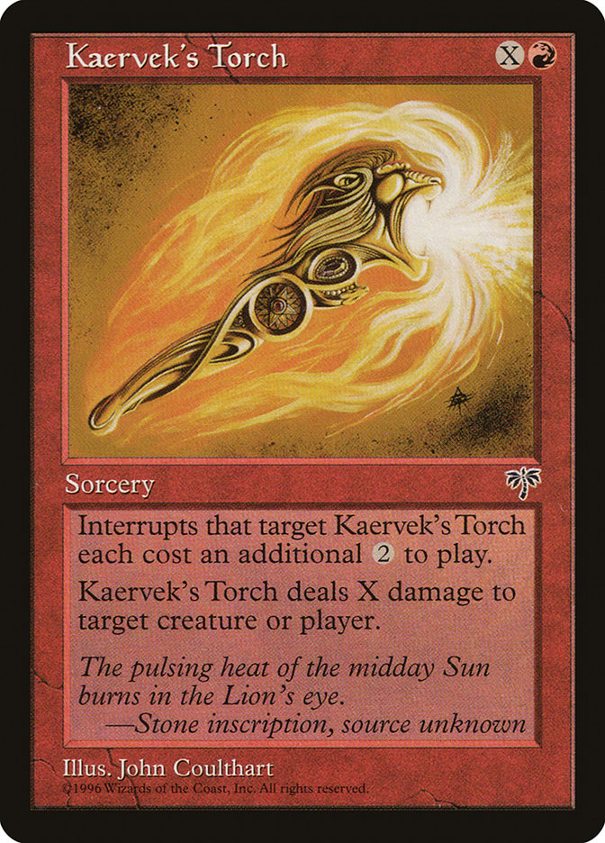 Kaervek's Torch [Mirage] | Spectrum Games