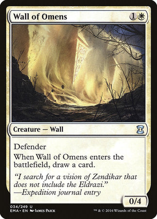 Wall of Omens [Eternal Masters] | Spectrum Games