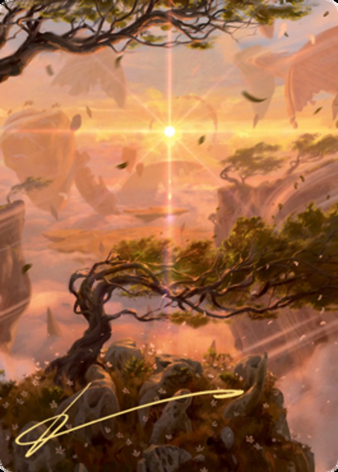 Windswept Heath Art Card (Gold-Stamped Signature) [Zendikar Rising Art Series] | Spectrum Games