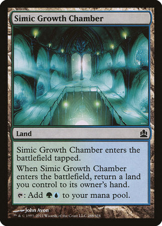 Simic Growth Chamber [Commander 2011] | Spectrum Games