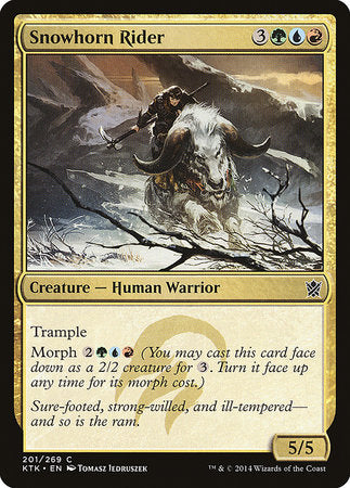 Snowhorn Rider [Khans of Tarkir] | Spectrum Games