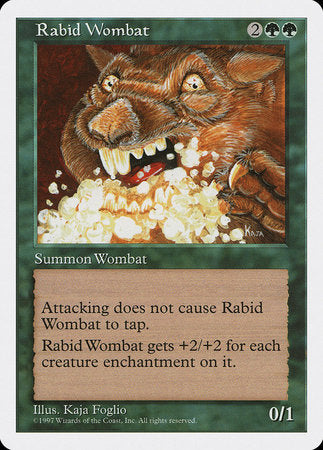 Rabid Wombat [Fifth Edition] | Spectrum Games