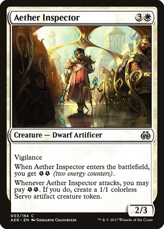 Aether Inspector [Aether Revolt] | Spectrum Games