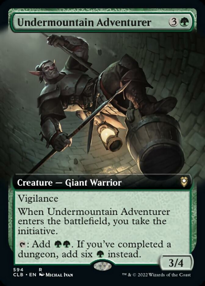 Undermountain Adventurer (Extended Art) [Commander Legends: Battle for Baldur's Gate] | Spectrum Games