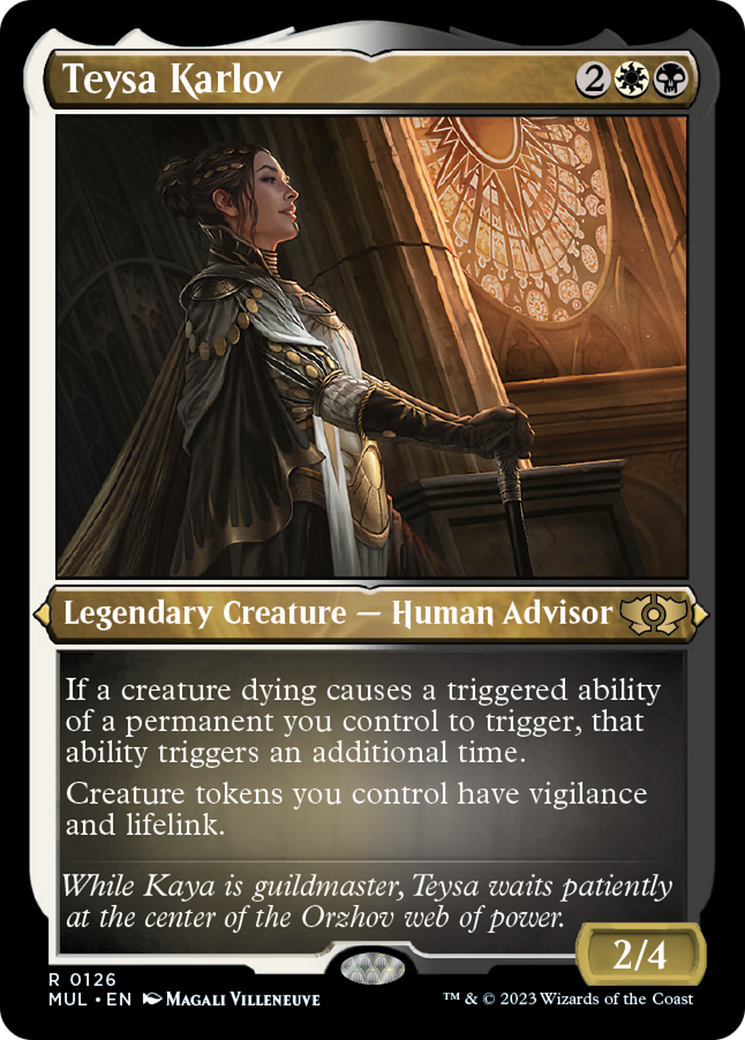 Teysa Karlov (Foil Etched) [Multiverse Legends] | Spectrum Games