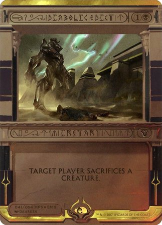 Diabolic Edict [Amonkhet Invocations] | Spectrum Games