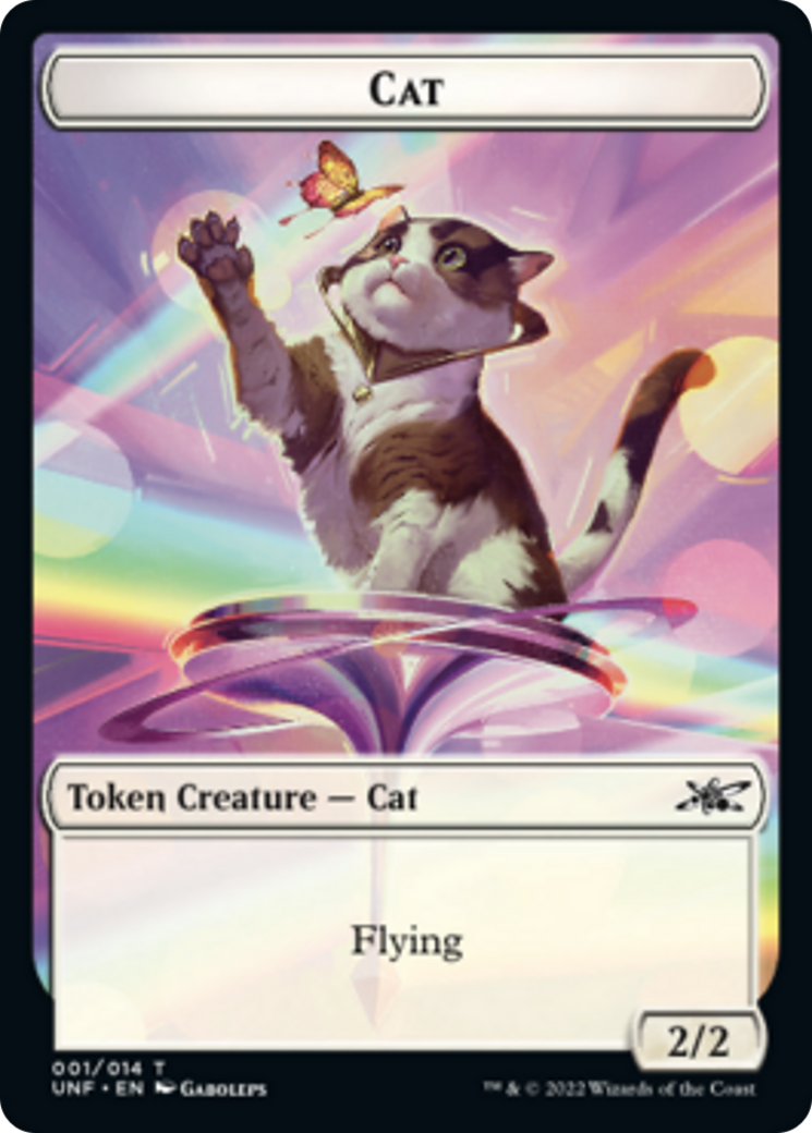 Cat // Treasure (13) Double-sided Token [Unfinity Tokens] | Spectrum Games