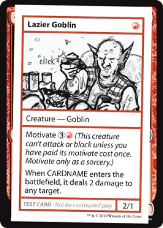 Lazier Goblin (2021 Edition) [Mystery Booster Playtest Cards] | Spectrum Games