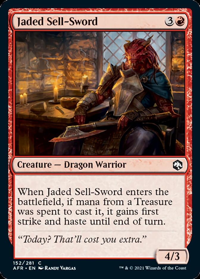 Jaded Sell-Sword [Dungeons & Dragons: Adventures in the Forgotten Realms] | Spectrum Games