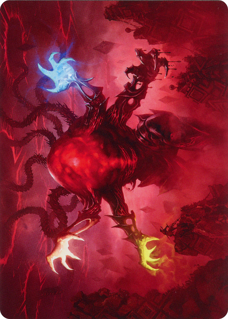 Omnath, Locus of All Art Card (51) [March of the Machine Art Series] | Spectrum Games