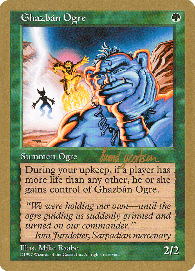 Ghazbán Ogre (Svend Geertsen) [World Championship Decks 1997] | Spectrum Games
