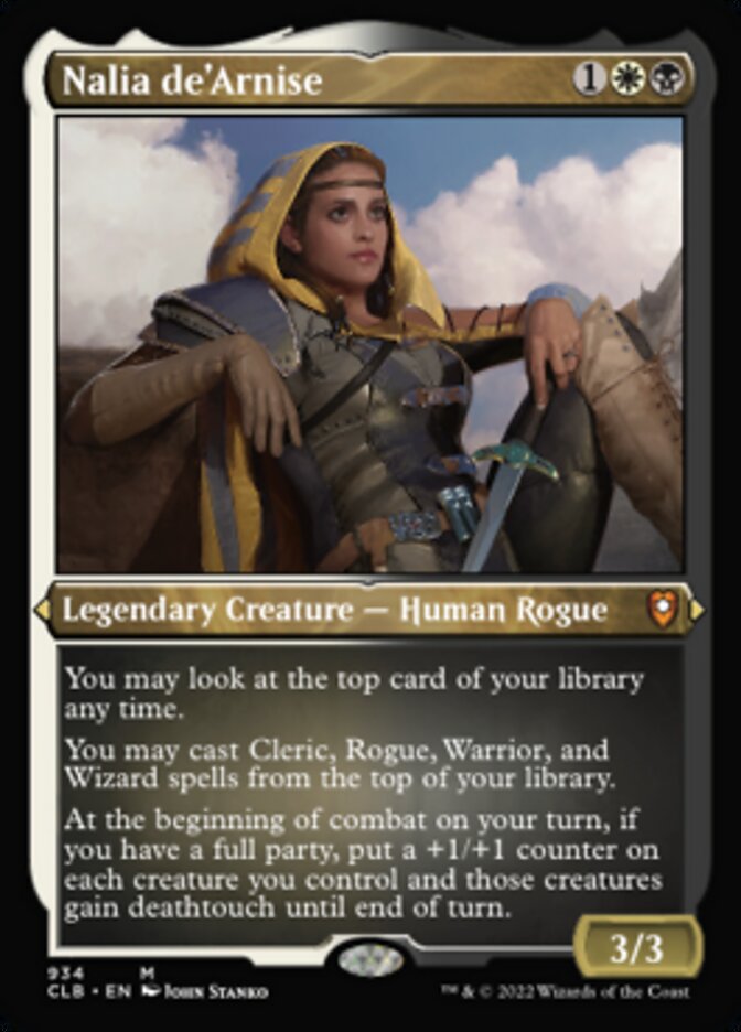 Nalia de'Arnise (Display Commander) (Foil Etched) [Commander Legends: Battle for Baldur's Gate] | Spectrum Games