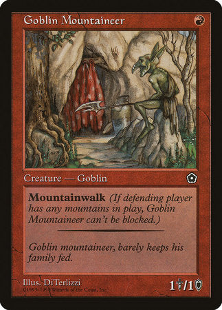 Goblin Mountaineer [Portal Second Age] | Spectrum Games