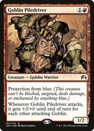 Goblin Piledriver [Magic Origins Promos] | Spectrum Games