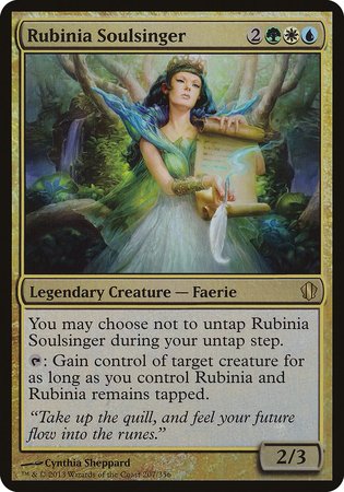 Rubinia Soulsinger (Commander 2013) [Commander 2013 Oversized] | Spectrum Games