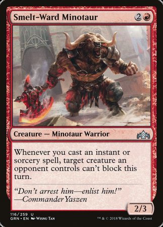 Smelt-Ward Minotaur [Guilds of Ravnica] | Spectrum Games