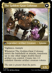 Tetzin, Gnome Champion // The Golden-Gear Colossus [The Lost Caverns of Ixalan Commander] | Spectrum Games