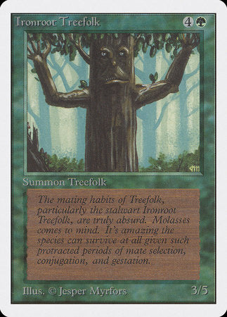 Ironroot Treefolk [Unlimited Edition] | Spectrum Games