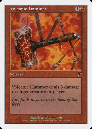 Volcanic Hammer [Seventh Edition] | Spectrum Games