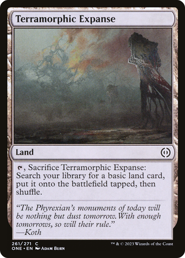 Terramorphic Expanse [Phyrexia: All Will Be One] | Spectrum Games