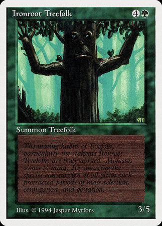 Ironroot Treefolk [Summer Magic / Edgar] | Spectrum Games