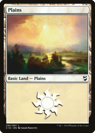 Plains (295) [Commander 2018] | Spectrum Games