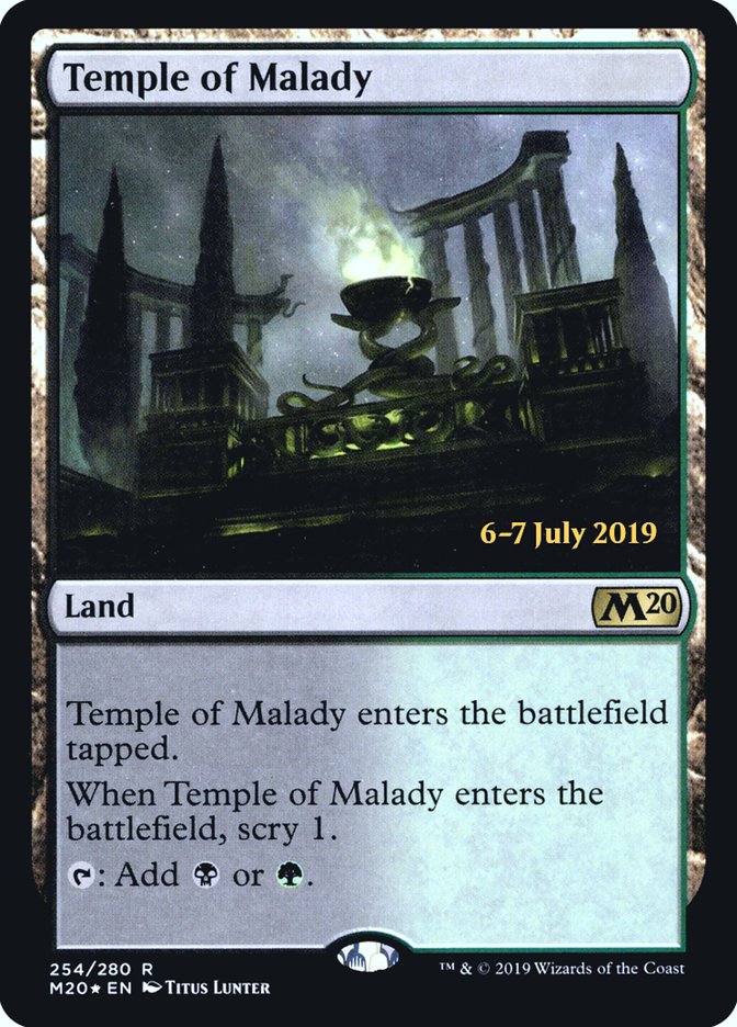 Temple of Malady  [Core Set 2020 Prerelease Promos] | Spectrum Games