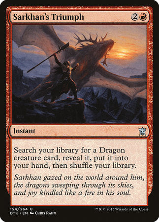 Sarkhan's Triumph [Dragons of Tarkir] | Spectrum Games