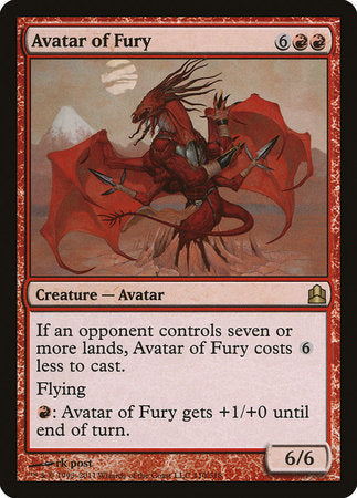 Avatar of Fury [Commander 2011] | Spectrum Games