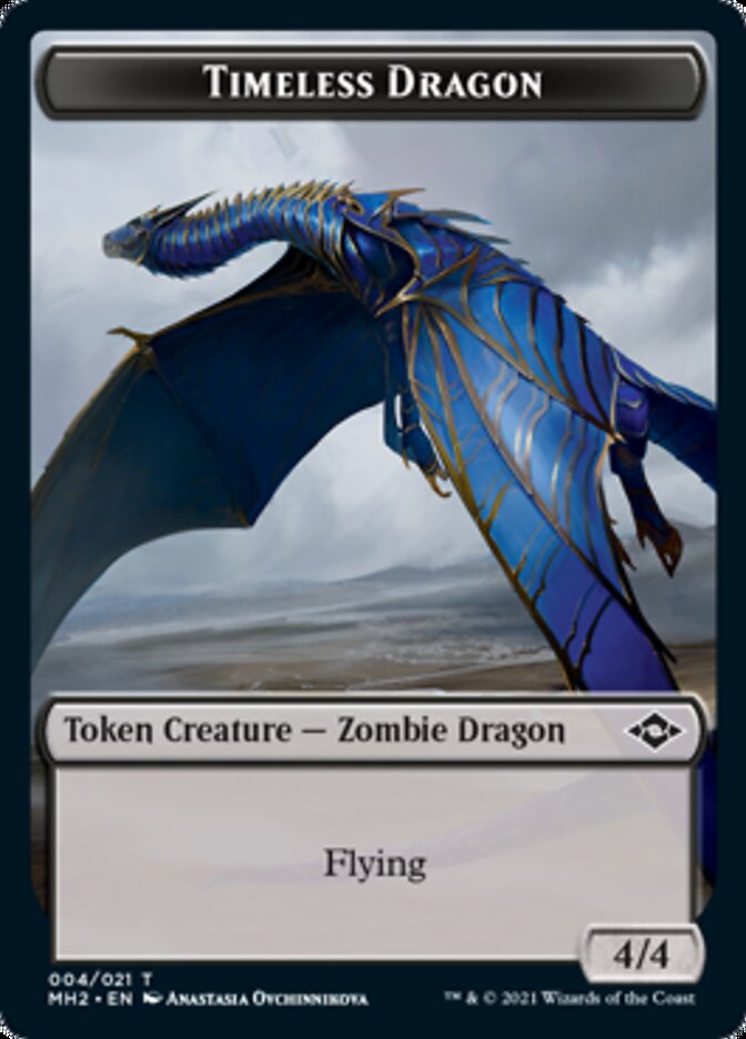 Timeless Dragon Token [Modern Horizons 2 Tokens] | Spectrum Games