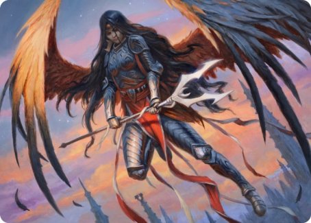 Liesa, Forgotten Archangel Art Card [Innistrad: Midnight Hunt Art Series] | Spectrum Games