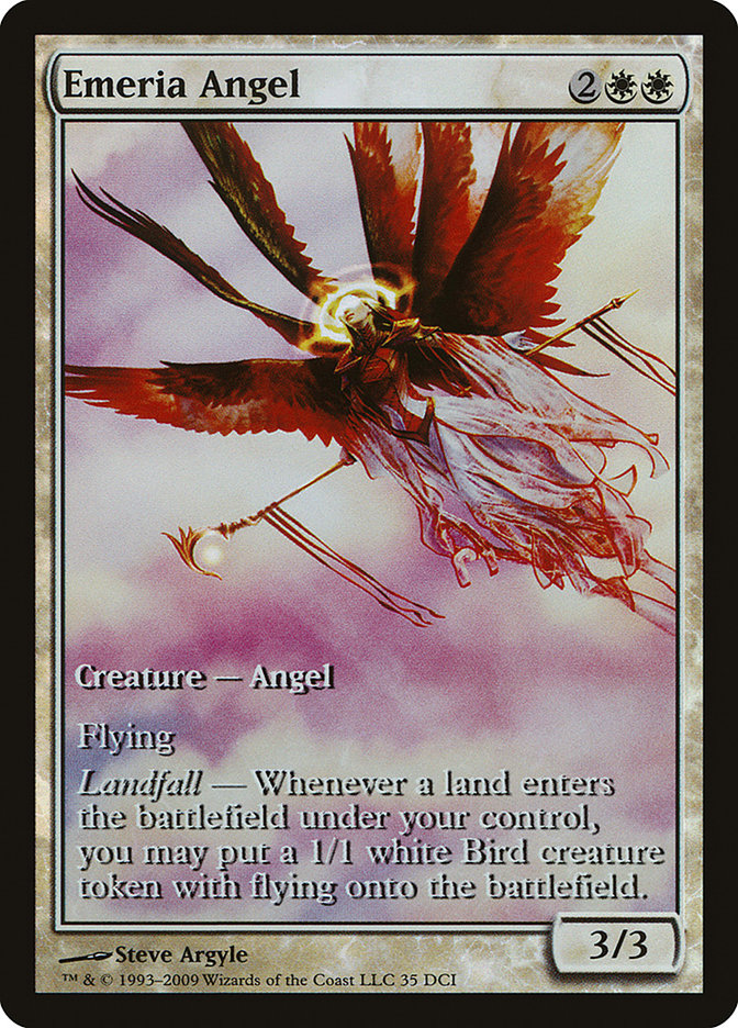 Emeria Angel (Game Day) (Extended) [Zendikar Promos] | Spectrum Games