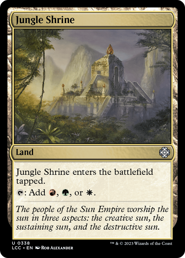 Jungle Shrine [The Lost Caverns of Ixalan Commander] | Spectrum Games