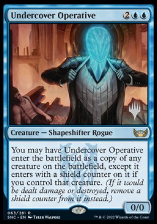 Undercover Operative (Promo Pack) [Streets of New Capenna Promos] | Spectrum Games