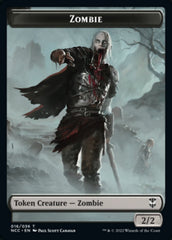 Zombie // Goat Double-sided Token [Streets of New Capenna Commander Tokens] | Spectrum Games