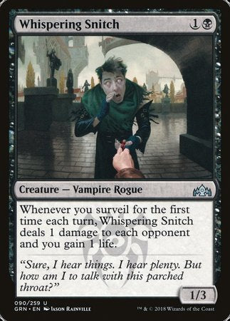 Whispering Snitch [Guilds of Ravnica] | Spectrum Games