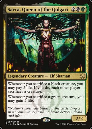 Savra, Queen of the Golgari [GRN Guild Kit] | Spectrum Games