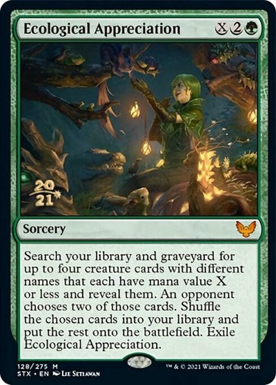 Ecological Appreciation [Strixhaven: School of Mages Prerelease Promos] | Spectrum Games