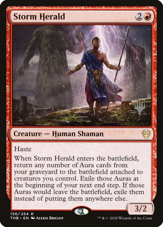 Storm Herald (Promo Pack) [Theros Beyond Death Promos] | Spectrum Games