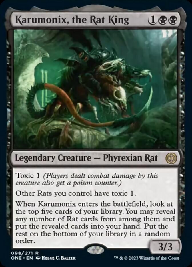 Karumonix, the Rat King [Phyrexia: All Will Be One] | Spectrum Games