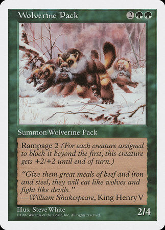 Wolverine Pack [Fifth Edition] | Spectrum Games