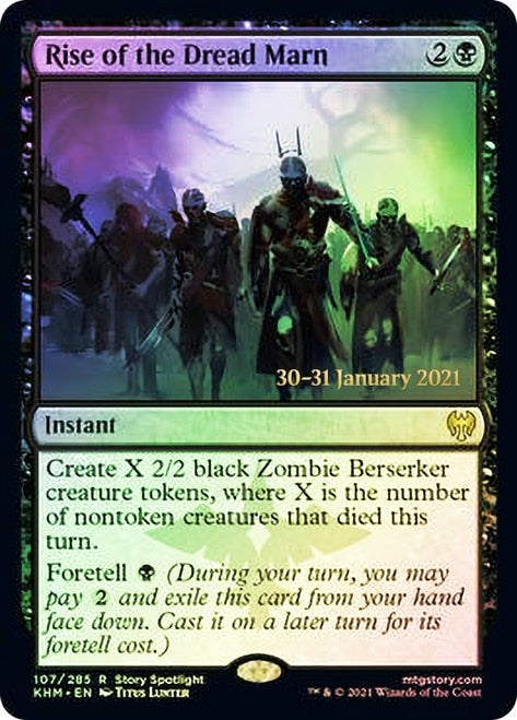 Rise of the Dread Marn  [Kaldheim Prerelease Promos] | Spectrum Games