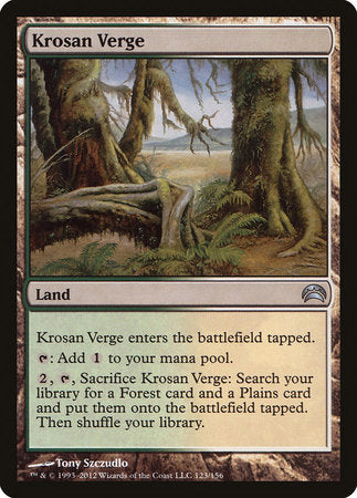 Krosan Verge [Planechase 2012] | Spectrum Games