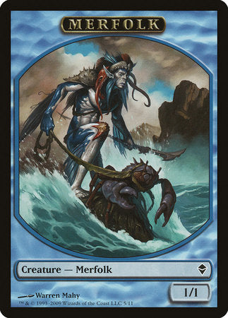 Merfolk Token [Zendikar Tokens] | Spectrum Games