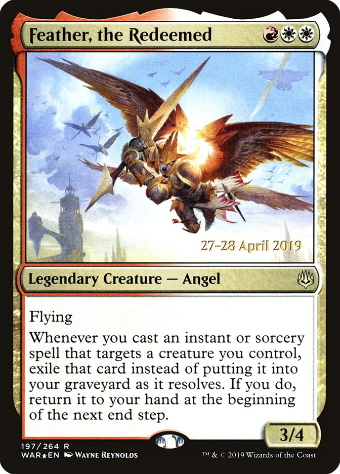 Feather, the Redeemed  [War of the Spark Prerelease Promos] | Spectrum Games