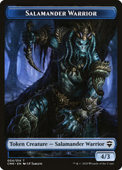 Salamander Warrior // Zombie Token [Commander Legends Tokens] | Spectrum Games